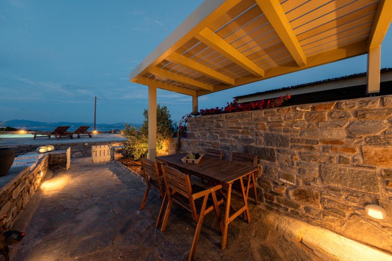 Kallirroe Deluxe Villa With Sea View And Pool Chrisi Akti  Luaran gambar